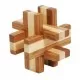 Joc logic IQ din lemn bambus in cutie metalica - 6 Joc logic IQ din lemn bambus in cutie metalica - 6