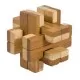 Joc logic IQ din lemn bambus in cutie metalica - 8 Joc logic IQ din lemn bambus in cutie metalica - 8