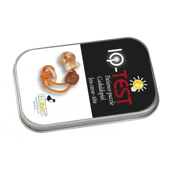 Joc logic IQ eliberează inelul in cutie metalica - 3