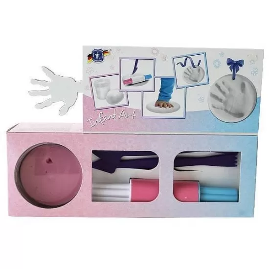 Kit amprenta bebelusi - Roz Kit amprenta bebelusi - Roz