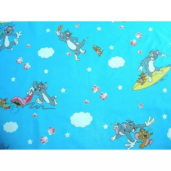 Lenjerie patut Hubners Pisica si Soricel 5 piese Albastru