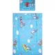 Lenjerie patut Hubners Pisica si Soricel 5 piese Albastru