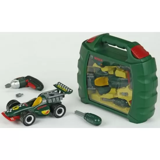 Set de joaca trusa unelte Grand Prix cu Ixolino Bosch Set de joaca trusa unelte Grand Prix cu Ixolino Bosch