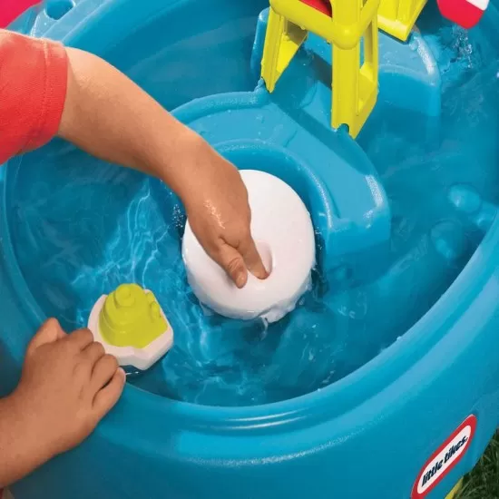 Masuta pentru nisip si apa cu umbreluta - Little Tikes Masuta pentru nisip si apa cu umbreluta - Little Tikes