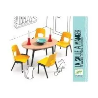 Mobila pentru casute papusi Djeco Dining