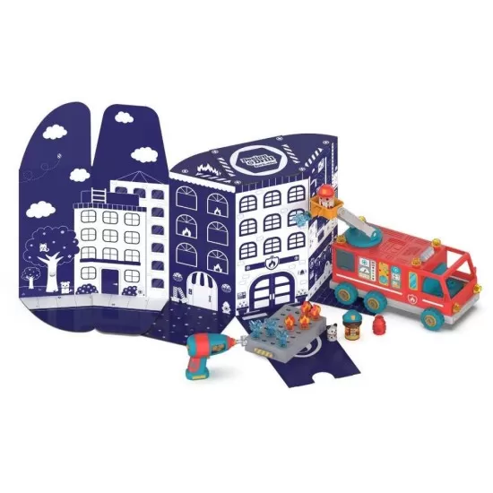 Bormasina Magica - Camionul pompierilor Bormasina Magica - Camionul pompierilor