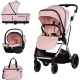 Carucior copii 3 in 1 Chipolino Aurora Powder Pink