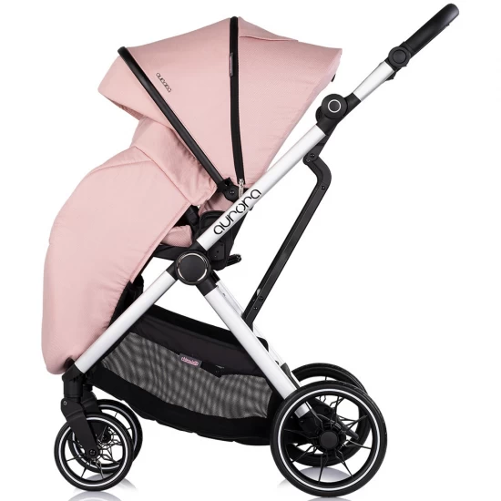 Carucior copii 3 in 1 Chipolino Aurora Powder Pink