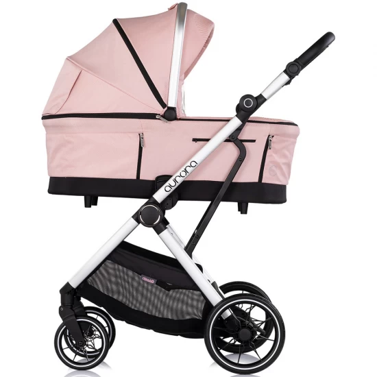 Carucior copii 3 in 1 Chipolino Aurora Powder Pink