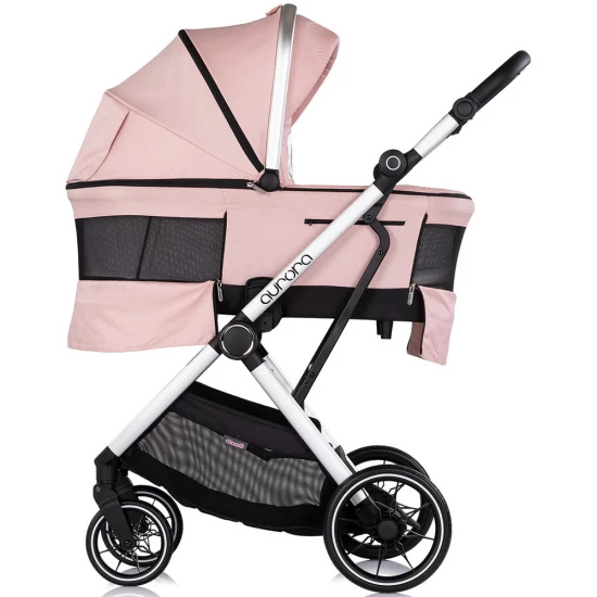 Carucior copii 3 in 1 Chipolino Aurora Powder Pink