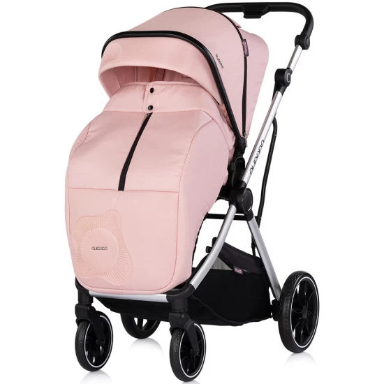 Carucior copii 3 in 1 Chipolino Aurora Powder Pink