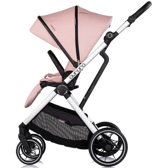 Carucior copii 3 in 1 Chipolino Aurora Powder Pink