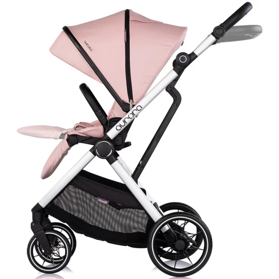 Carucior copii 3 in 1 Chipolino Aurora Powder Pink