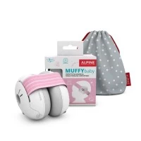 Casti antifonice pentru bebelusi Alpine Muffy Baby Blush