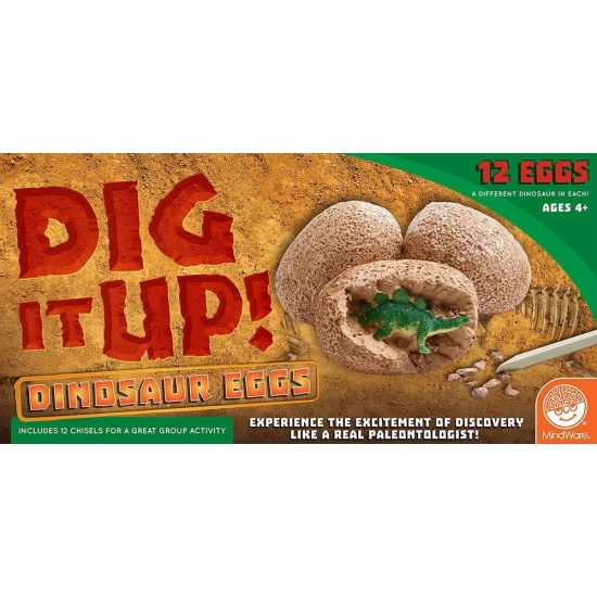 Joc educativ Dig It Up! Dinosaur Eggs, Oua de dinozauri Joc educativ Dig It Up! Dinosaur Eggs, Oua de dinozauri