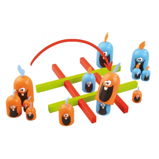 Joc de strategie Gobblet Gobblers Lemn Joc de strategie Gobblet Gobblers Lemn