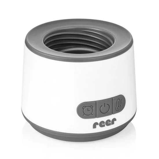 Incalzitor portabil biberoane si alimente pentru bebelusi, 4 trepte temperatura, acumulator cu incarcare USB-C, independent de priza, Reer Heat2Go