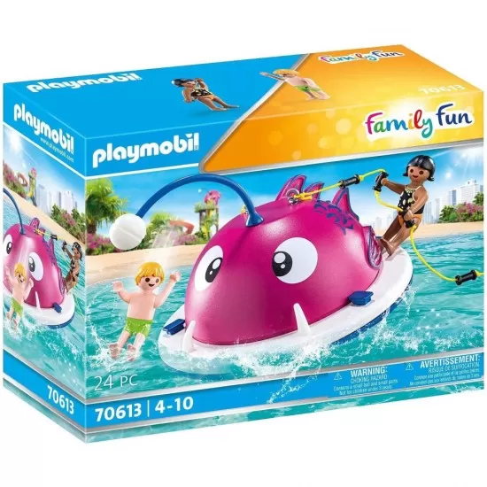 Playmobil Family Fun - Insula pentru sarituri in apa Playmobil Family Fun - Insula pentru sarituri in apa