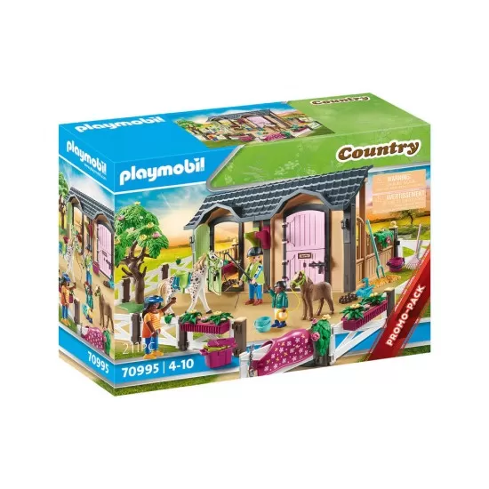Set de joaca Playmobil Country - Lectii de calarie si grajd Set de joaca Playmobil Country - Lectii de calarie si grajd
