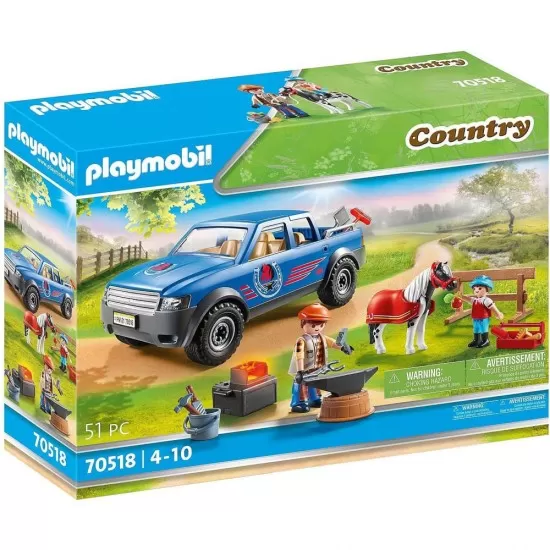 Playmobil Country - Masina pentru potcovire cai Playmobil Country - Masina pentru potcovire cai