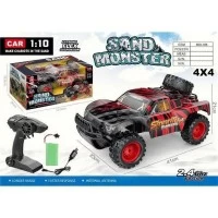 Masina de teren cu telecomanda, baterie litiu, Sand Monster, scara 1:10