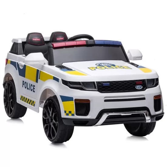 Masina electrica cu telecomanda Chipolino Police SUV White