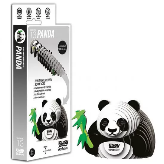 Puzzle model 3D Panda Puzzle model 3D Panda
