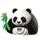 Puzzle model 3D Panda Puzzle model 3D Panda