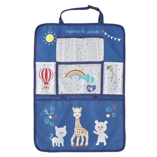 Organizator jucarii pentru scaun auto Girafa Sophie