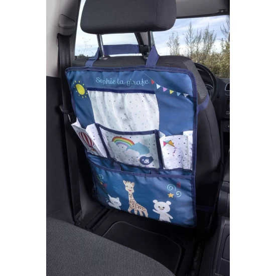 Organizator jucarii pentru scaun auto Girafa Sophie