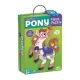 Puzzle de podea in forma de ponei 49 piese