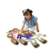 Puzzle de podea in forma de ponei 49 piese