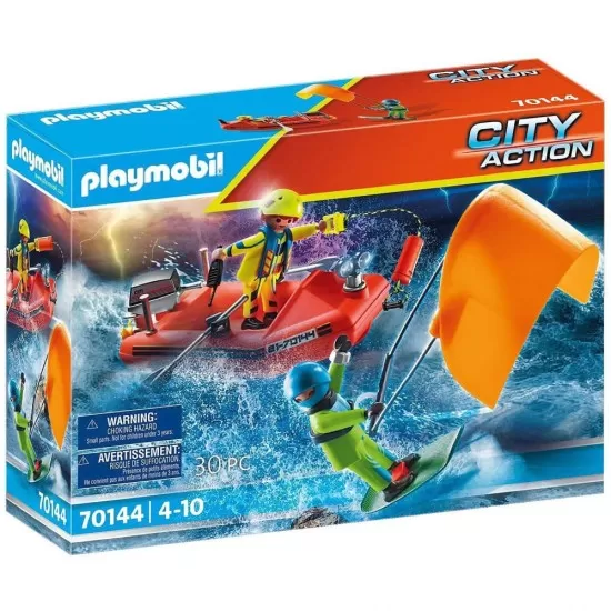 Playmobil City Action - Salvamar cu barca de viteza Playmobil City Action - Salvamar cu barca de viteza