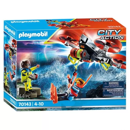 Playmobil City Action - Salvamar cu drona Playmobil City Action - Salvamar cu drona