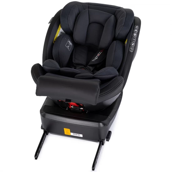 Scaun auto Chipolino Hypnotic Plus I-Size 40-150 cm cu sistem Isofix si sezut rotativ Charcoal