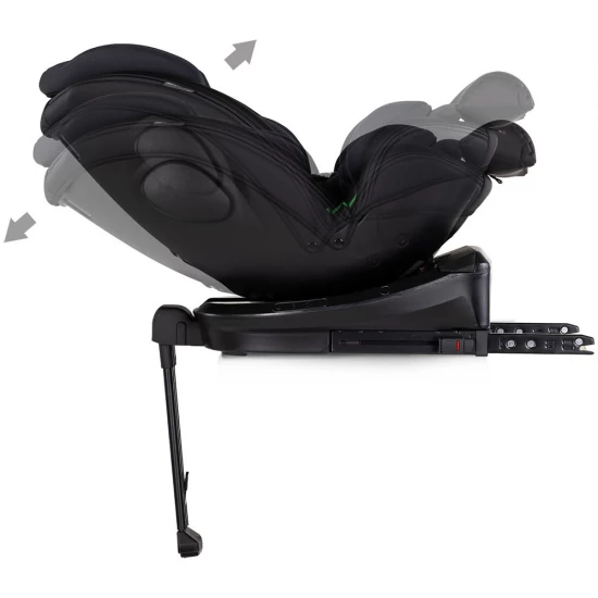 Scaun auto Chipolino Hypnotic Plus I-Size 40-150 cm cu sistem Isofix si sezut rotativ Charcoal