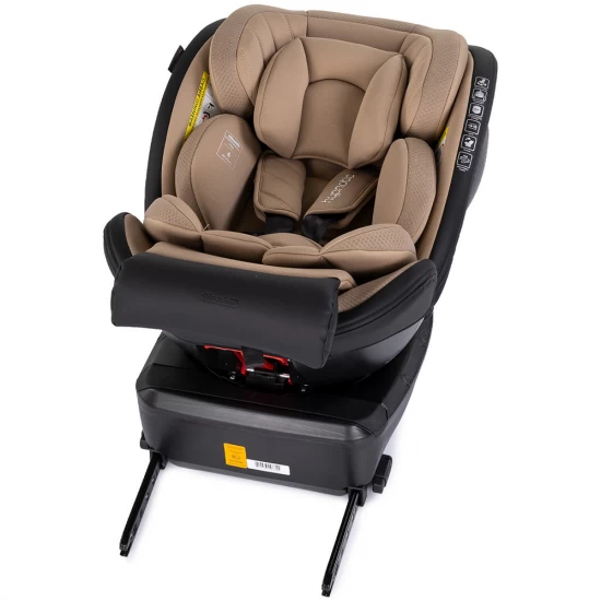 Scaun auto Chipolino Hypnotic Plus I-Size 40-150 cm cu sistem Isofix si sezut rotativ Latte