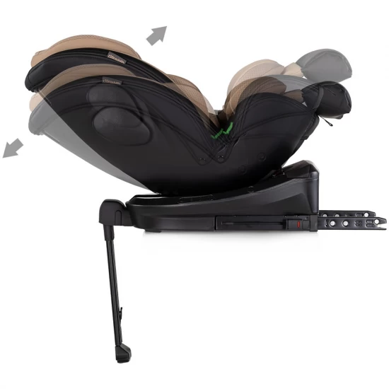Scaun auto Chipolino Hypnotic Plus I-Size 40-150 cm cu sistem Isofix si sezut rotativ Latte