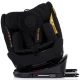 Scaun auto Chipolino Techno iGrow I-Size 40-150 cm cu sistem Isofix si sezut rotativ Noir