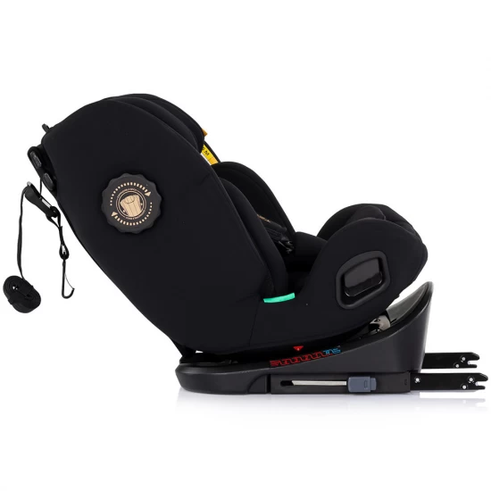 Scaun auto Chipolino Techno iGrow I-Size 40-150 cm cu sistem Isofix si sezut rotativ Noir