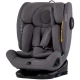 Scaun auto Chipolino Techno iGrow I-Size 40-150 cm cu sistem Isofix si sezut rotativ Charcoal