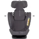 Scaun auto Chipolino Techno iGrow I-Size 40-150 cm cu sistem Isofix si sezut rotativ Charcoal