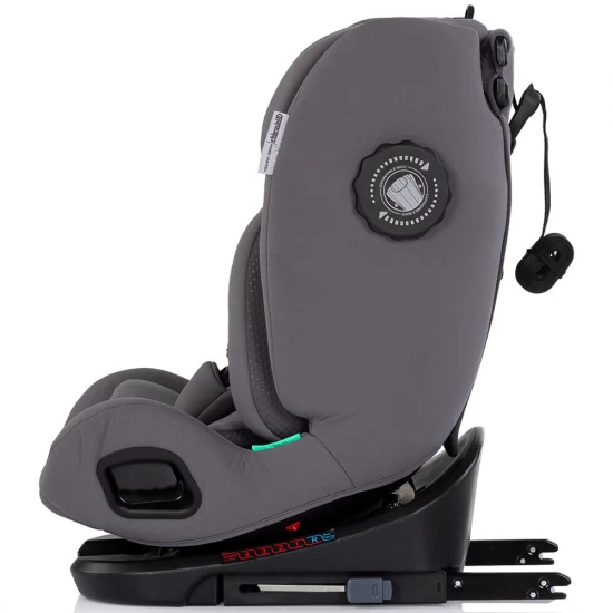 Scaun auto Chipolino Techno iGrow I-Size 40-150 cm cu sistem Isofix si sezut rotativ Charcoal