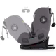 Scaun auto Chipolino Techno iGrow I-Size 40-150 cm cu sistem Isofix si sezut rotativ Charcoal