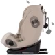 Scaun auto Chipolino Techno iGrow I-Size 40-150 cm cu sistem Isofix si sezut rotativ Latte