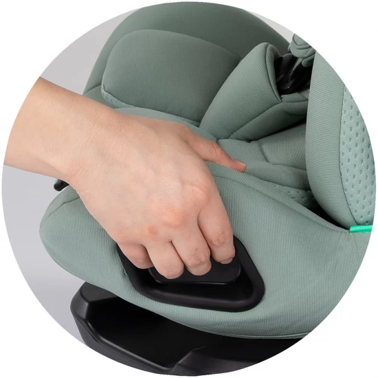 Scaun auto Chipolino Techno iGrow I-Size 40-150 cm cu sistem Isofix si sezut rotativ Matcha