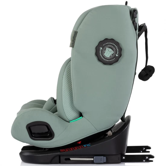 Scaun auto Chipolino Techno iGrow I-Size 40-150 cm cu sistem Isofix si sezut rotativ Matcha
