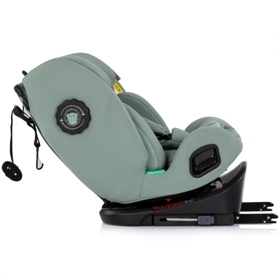 Scaun auto Chipolino Techno iGrow I-Size 40-150 cm cu sistem Isofix si sezut rotativ Matcha