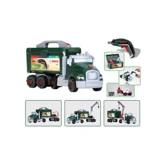 Set de joaca camion cu trusa unelte Ixolino Bosch Set de joaca camion cu trusa unelte Ixolino Bosch