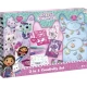 Set creativ 3 in 1, Bratari cu pandantive, carioci spray si diamont painting, Gabby s Dollhouse Set creativ 3 in 1, Bratari cu pandantive, carioci spray si diamont painting, Gabby s Dollhouse